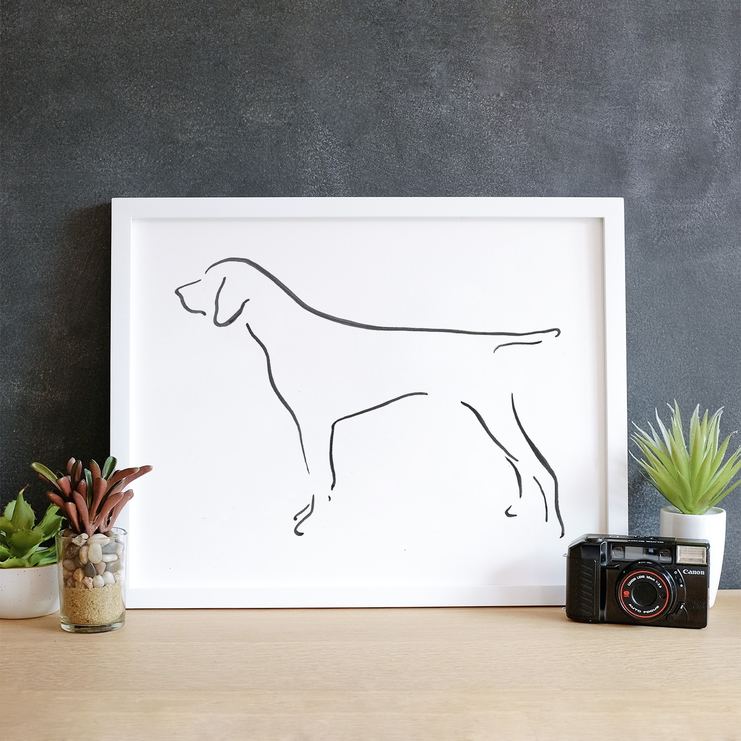 German Pointer Art Print