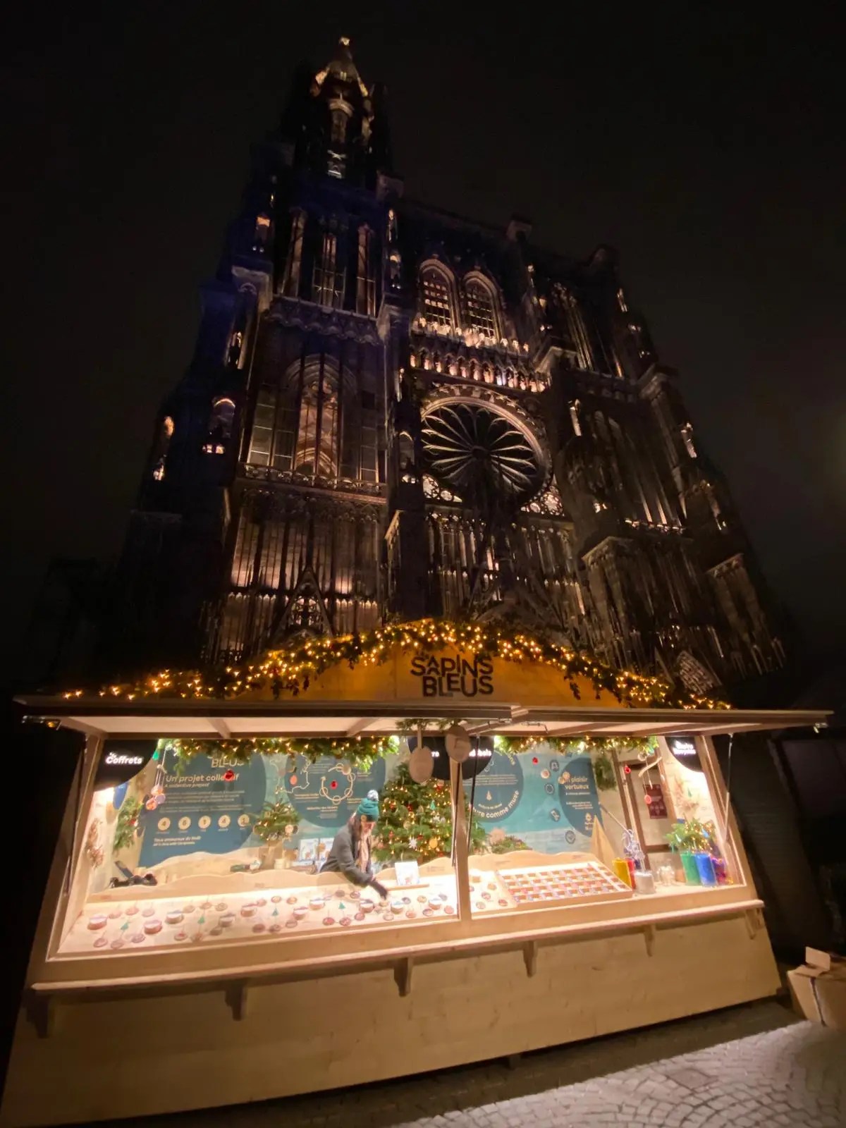 Les sapins bleus : décorations de noel fabriquées en France