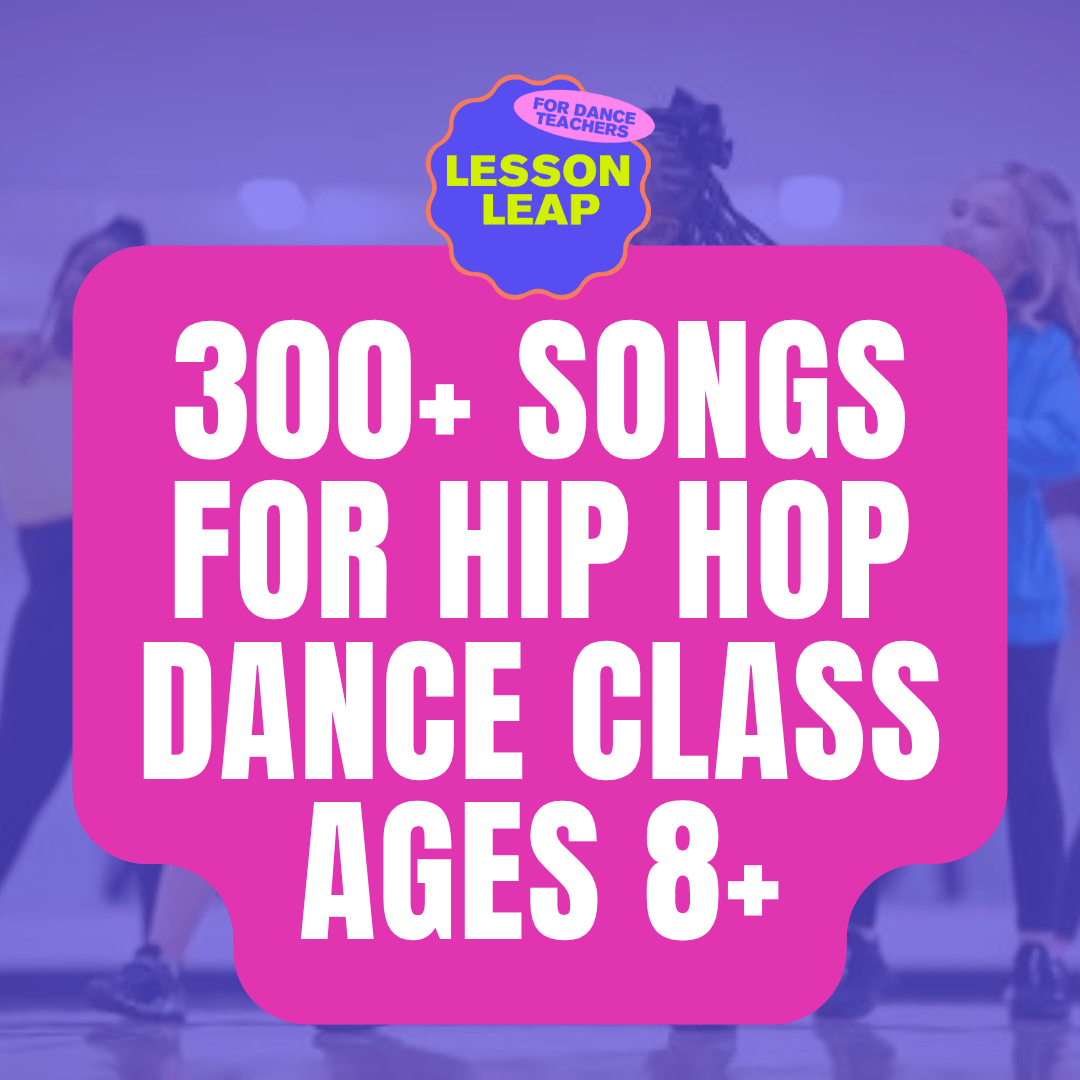Playlist for hip hop dance class ages 8+
