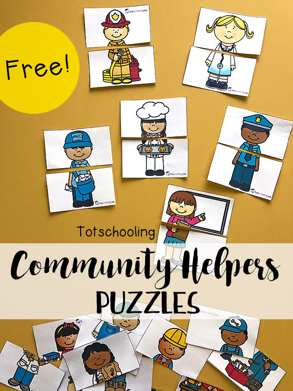 celebrate the helpers with this matching game lesson plans