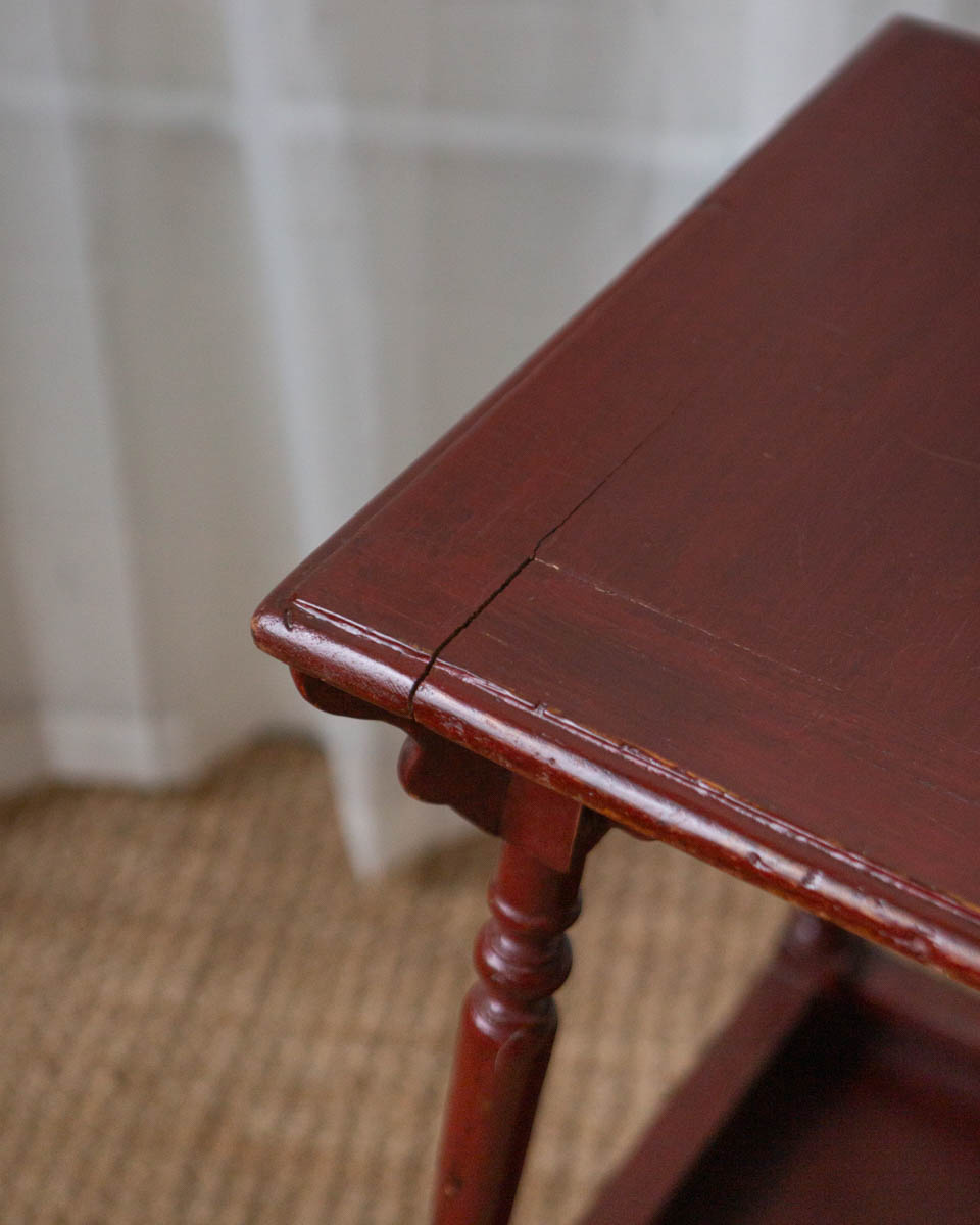 Antique Painted Oak Side Table - Image 11