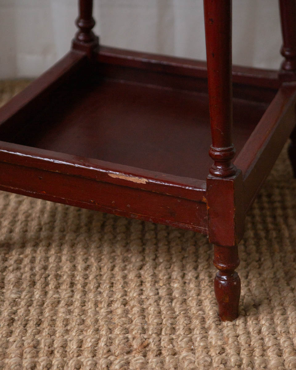 Antique Painted Oak Side Table - Image 12