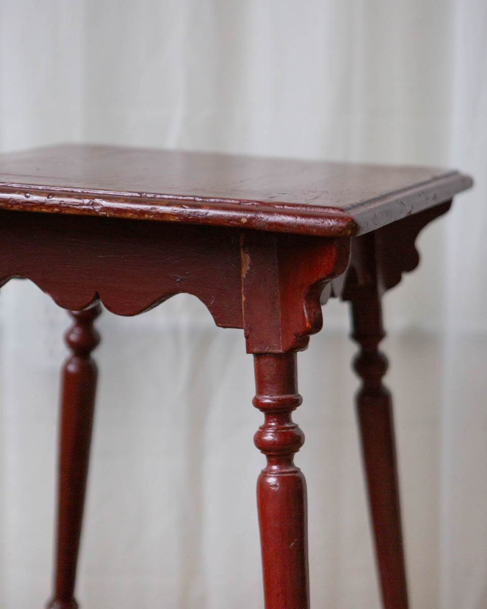 Antique Painted Oak Side Table - Image 13