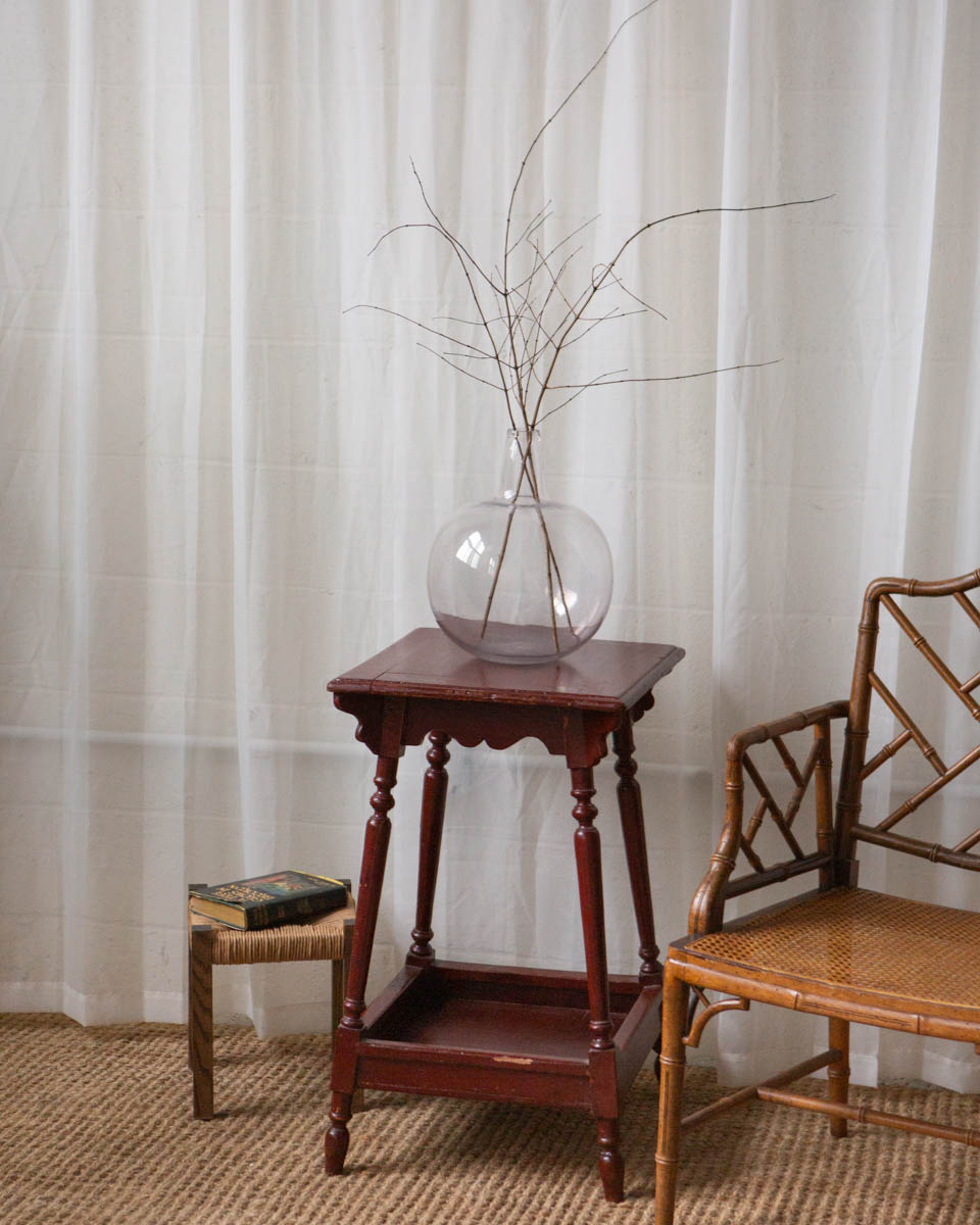 Antique Painted Oak Side Table - Image 15