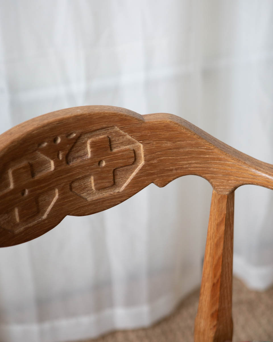Danish Oak Henning Kjaernulf Dining Chair - Image 2