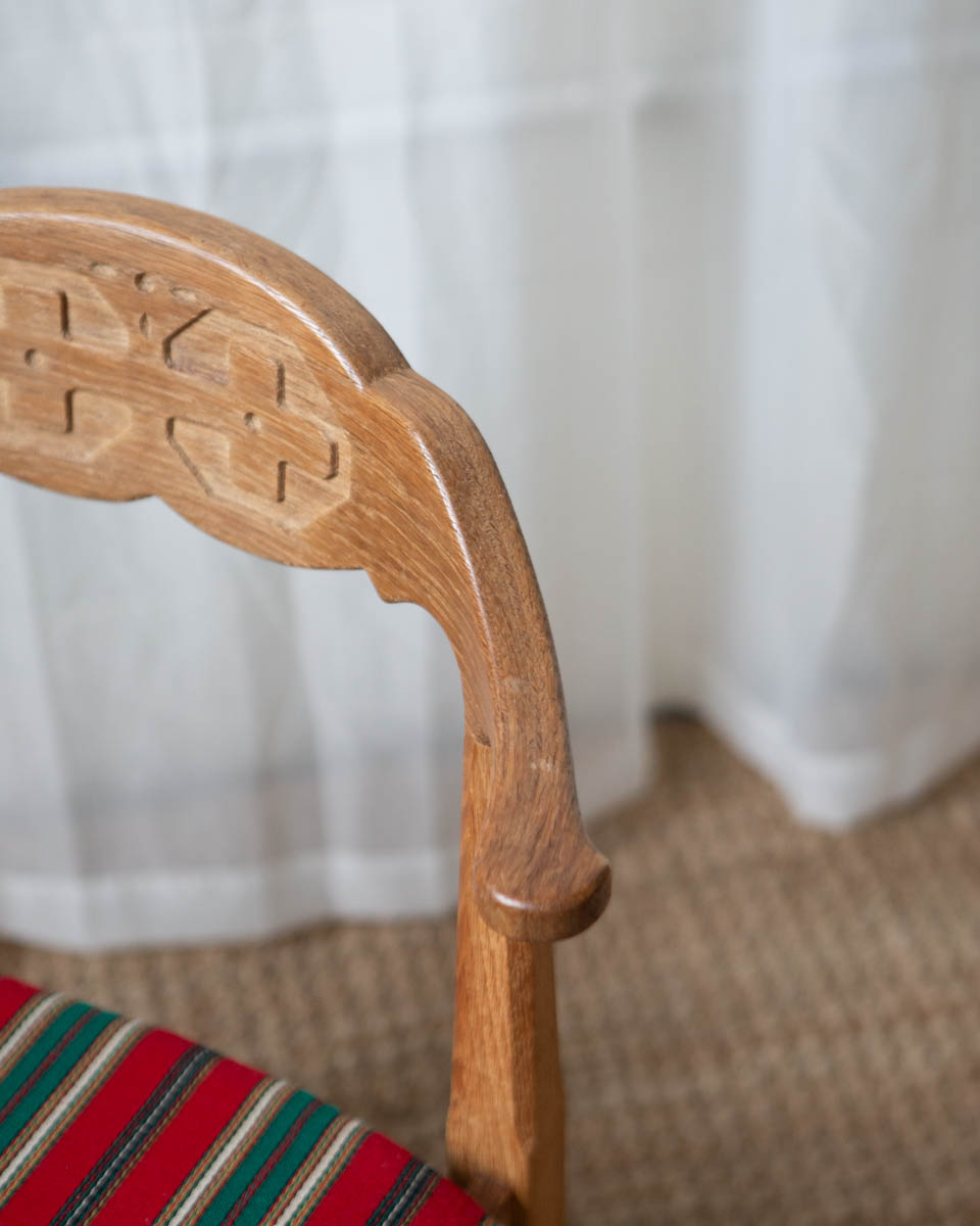 Danish Oak Henning Kjaernulf Dining Chair - Image 5
