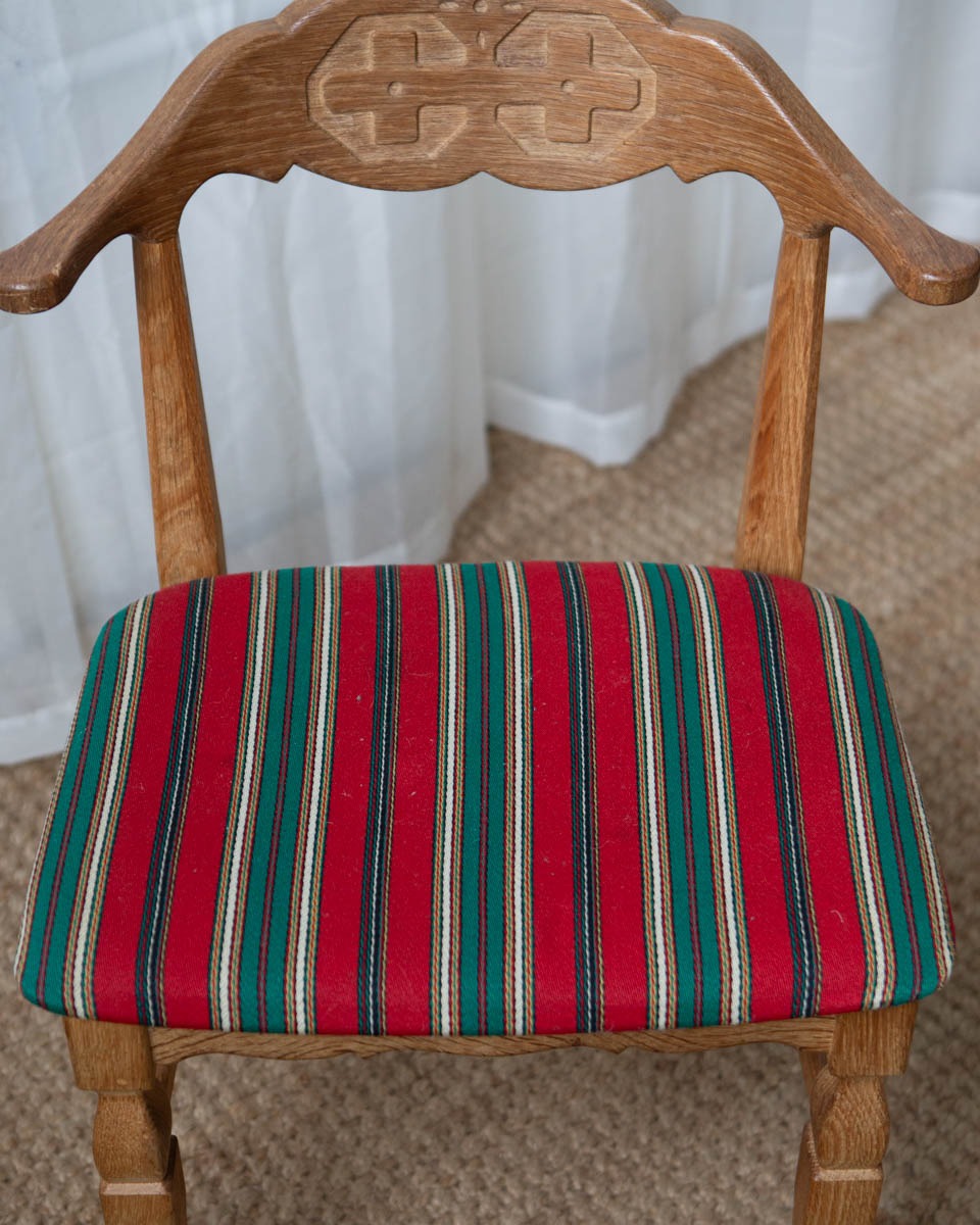Danish Oak Henning Kjaernulf Dining Chair - Image 7