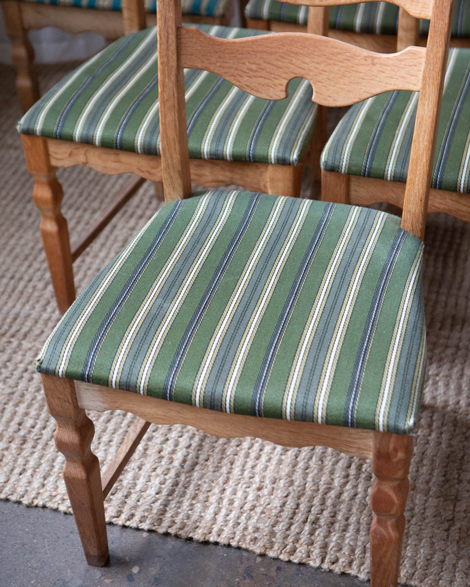 Danish Oak Dining Chairs - Set of 6 - Image 2
