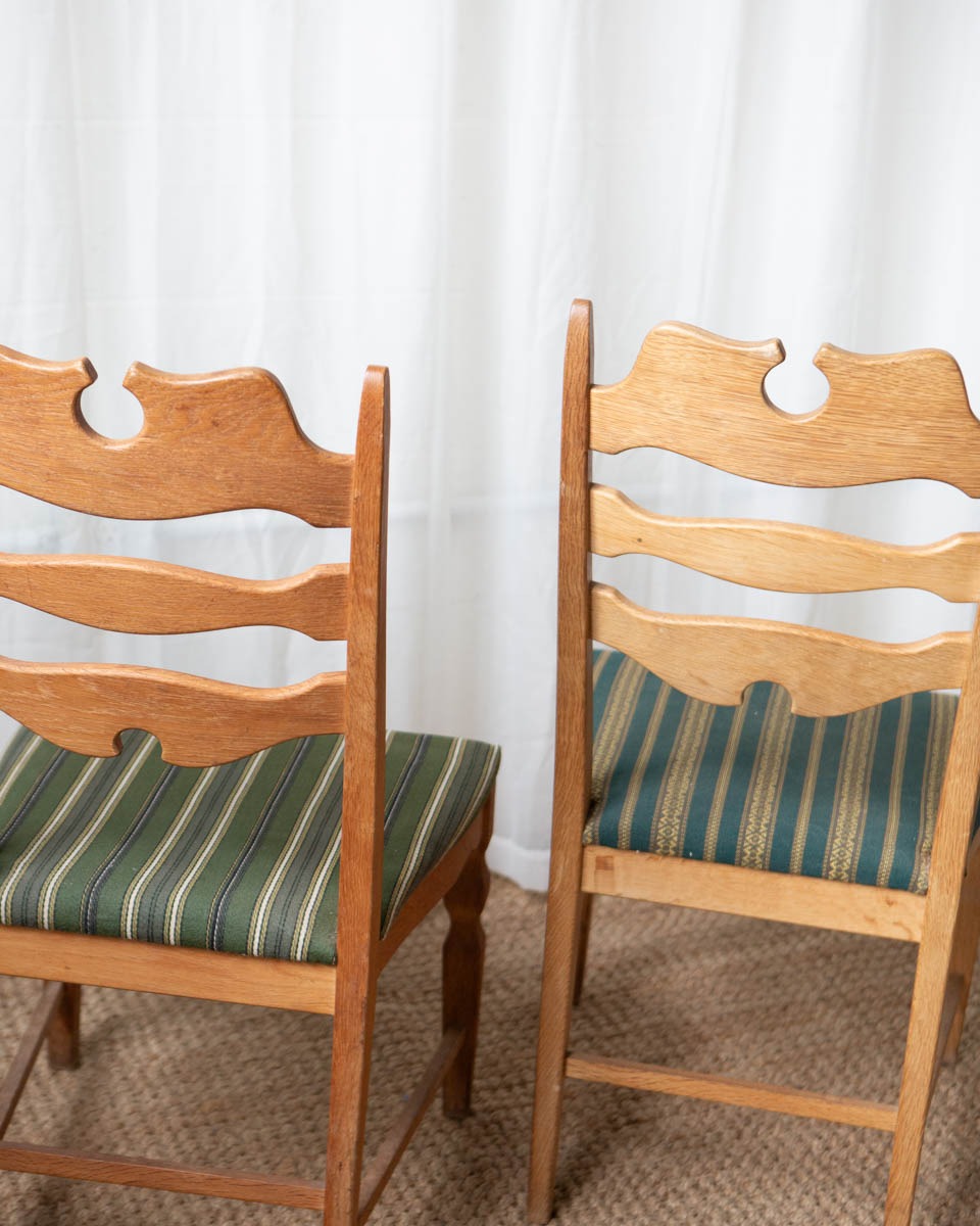 Danish Oak Dining Chairs - Set of 6 - Image 13