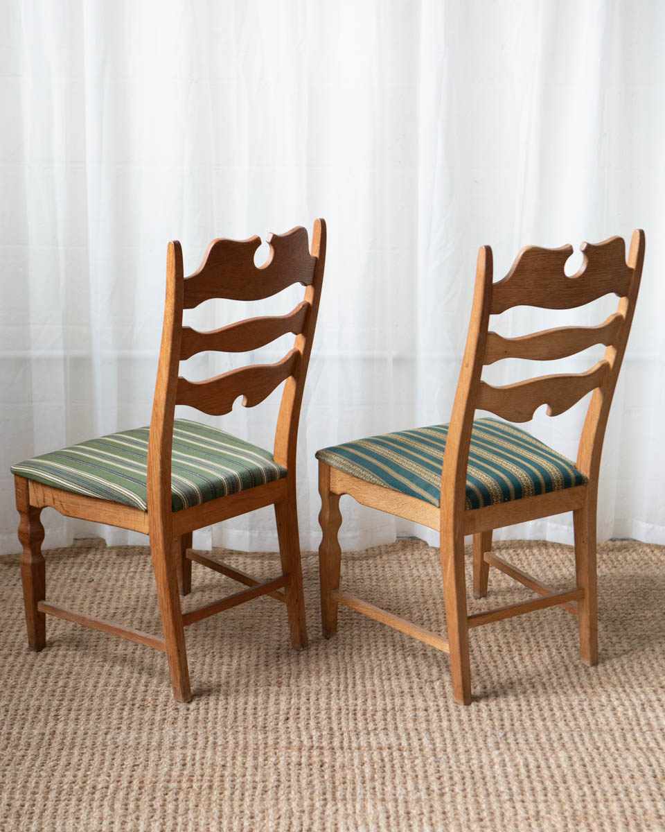 Danish Oak Dining Chairs - Set of 6 - Image 14
