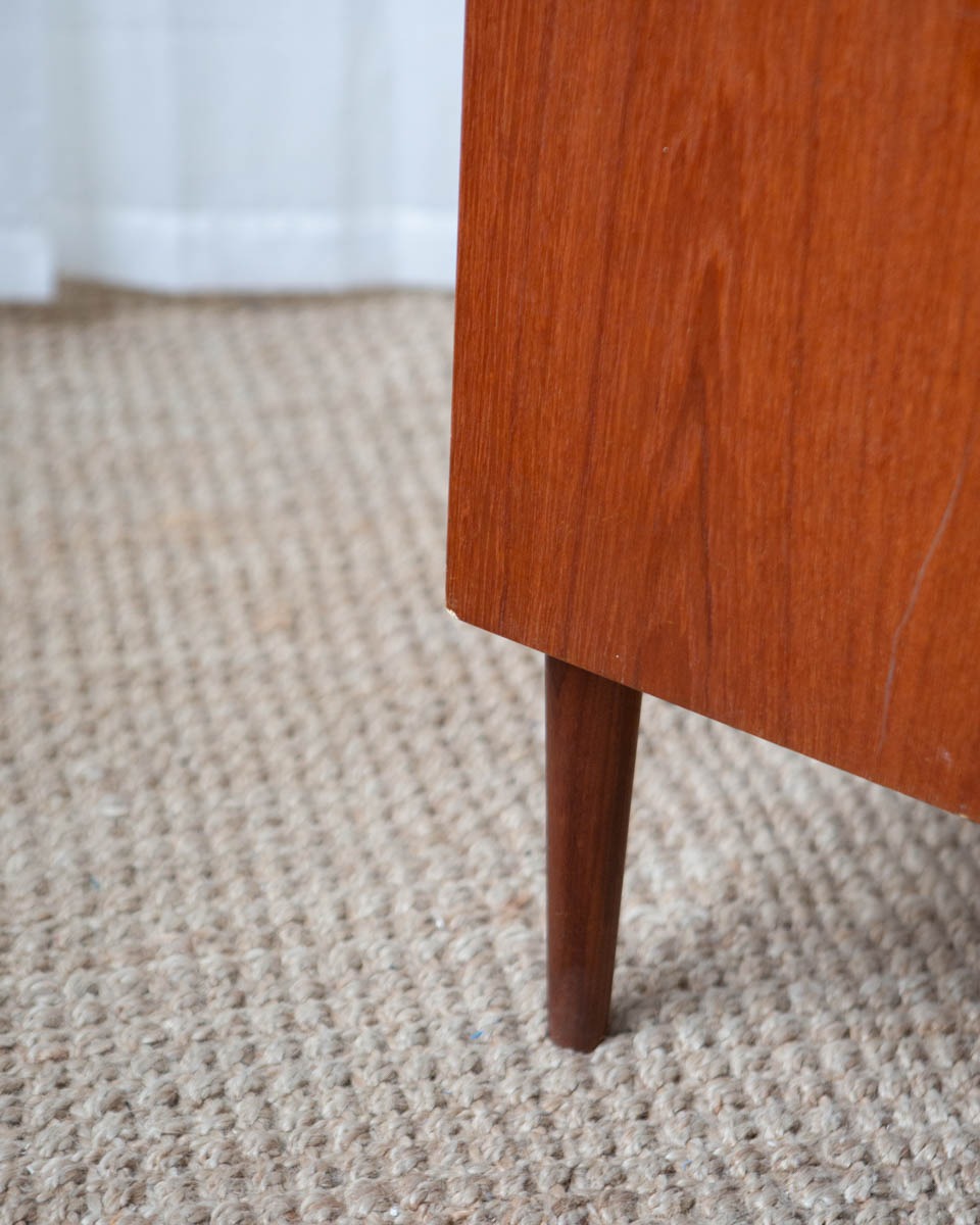 Danish Teak Petite Secretary Desk - Image 9