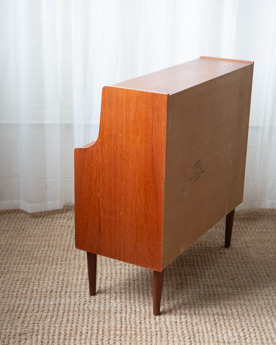 Danish Teak Petite Secretary Desk - Image 13