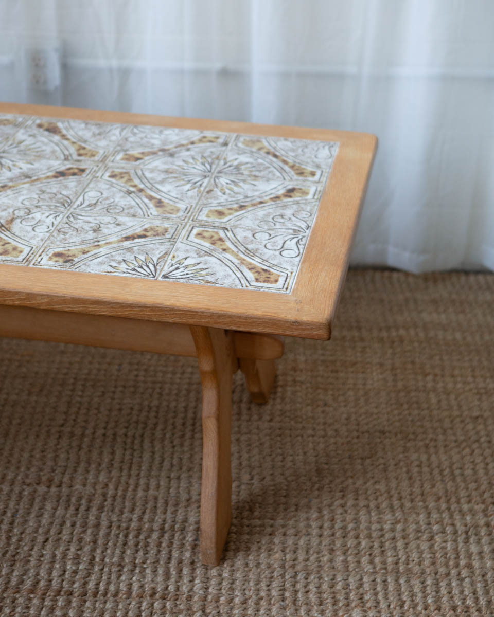 Danish Oak and Tile Coffee Table - Image 14