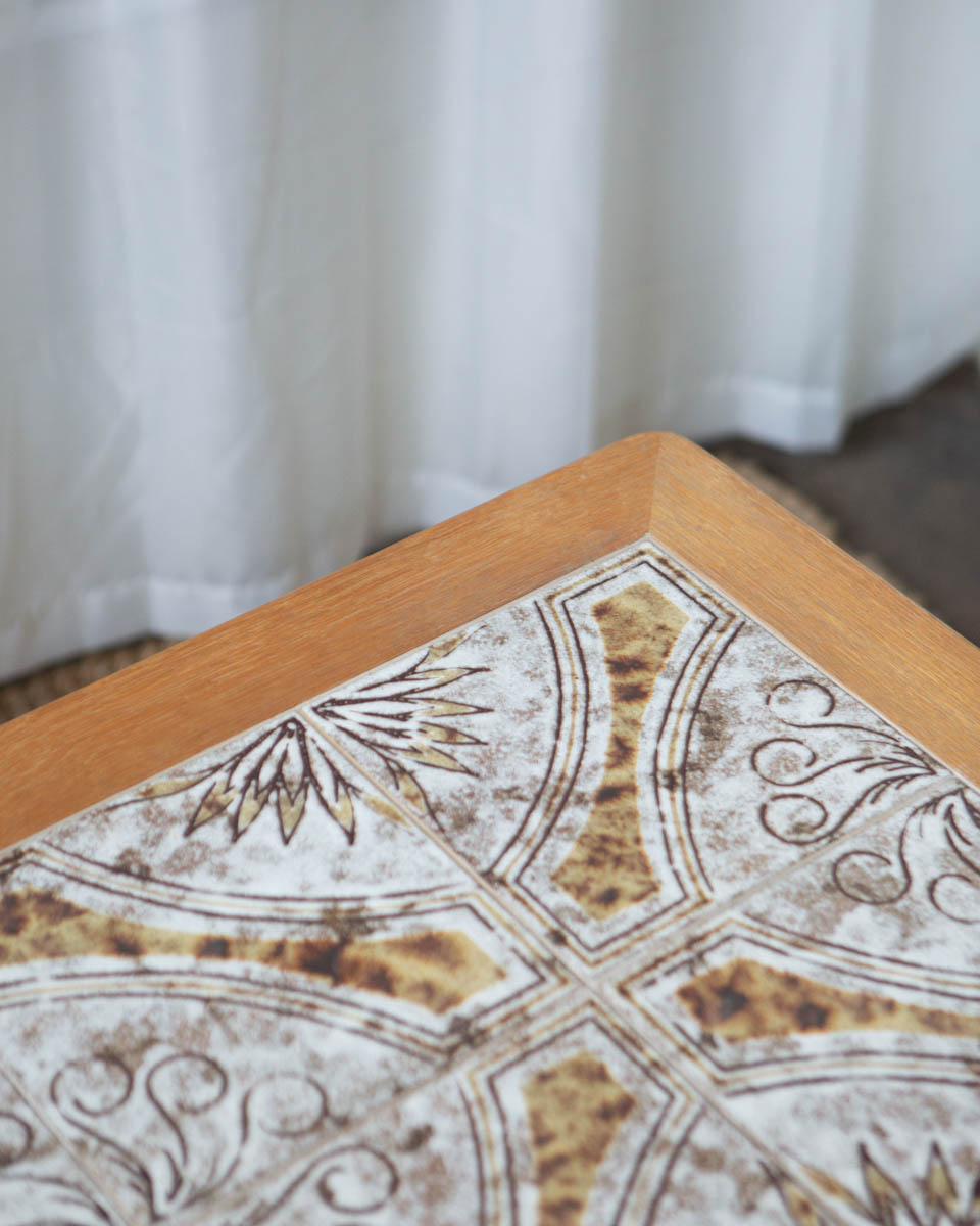 Danish Oak and Tile Coffee Table - Image 7