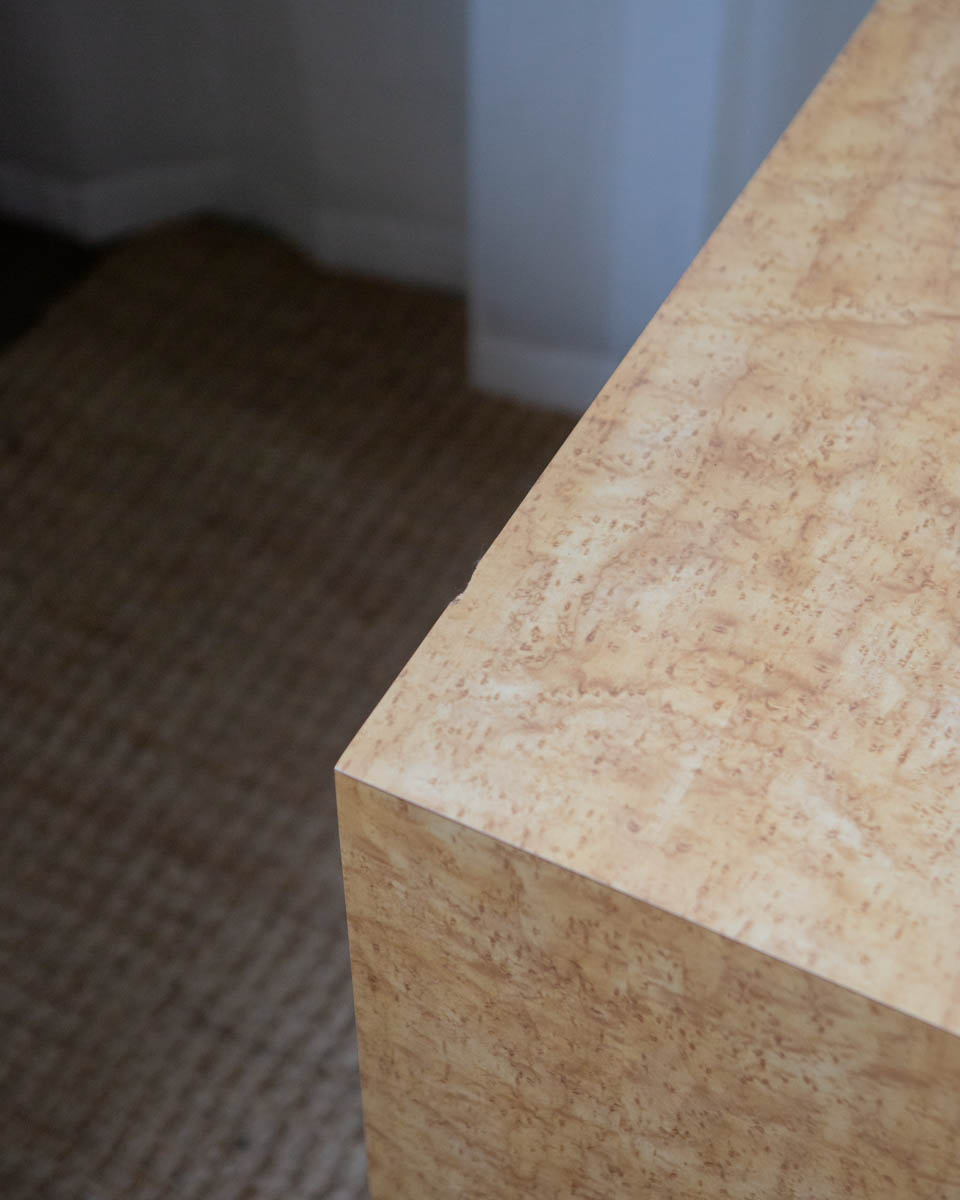 Faux Burl Wood Nightstands (2) - Image 5
