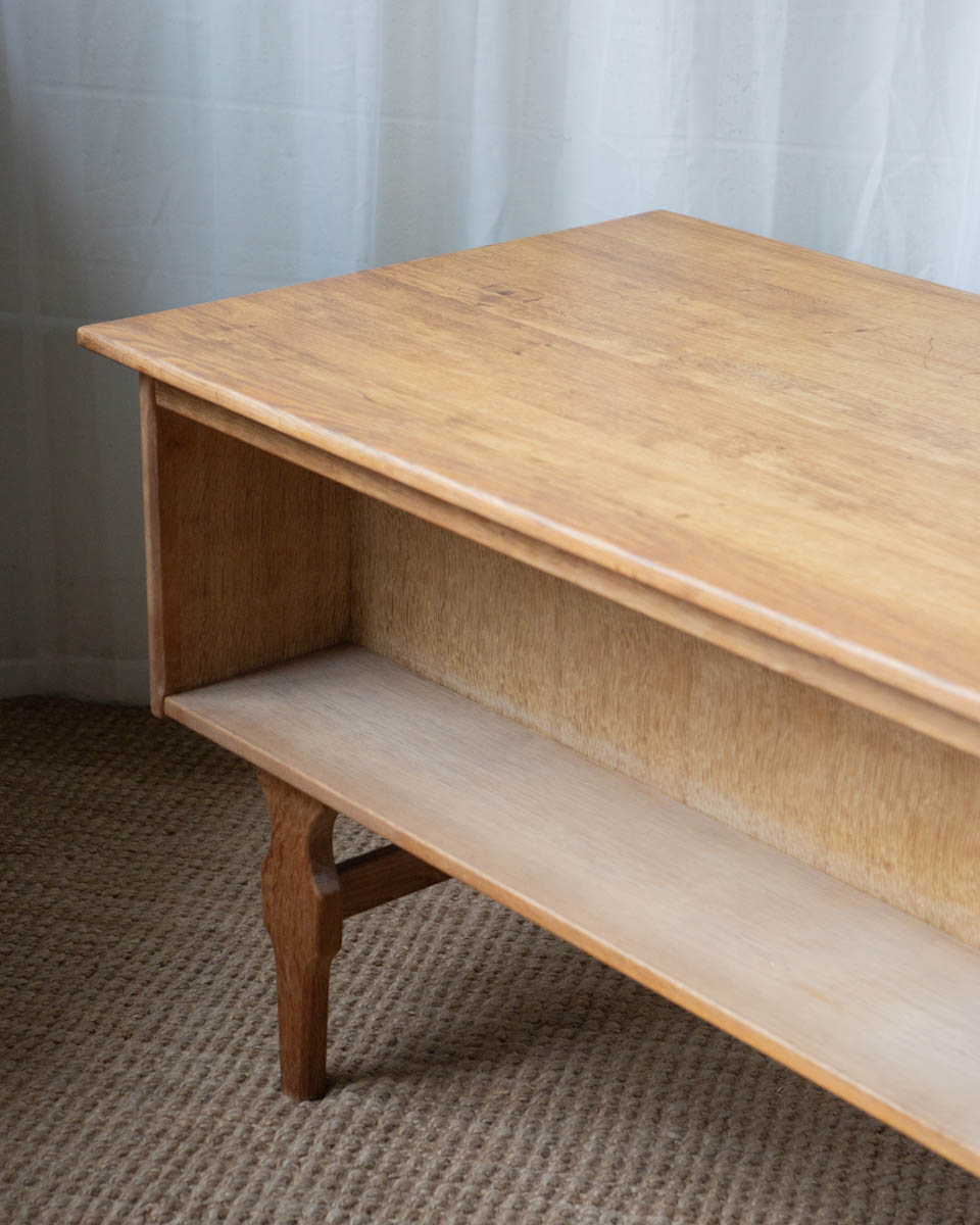 Danish Oak Double Sided Desk - Image 6
