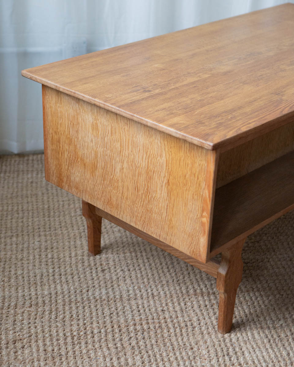 Danish Oak Double Sided Desk - Image 7