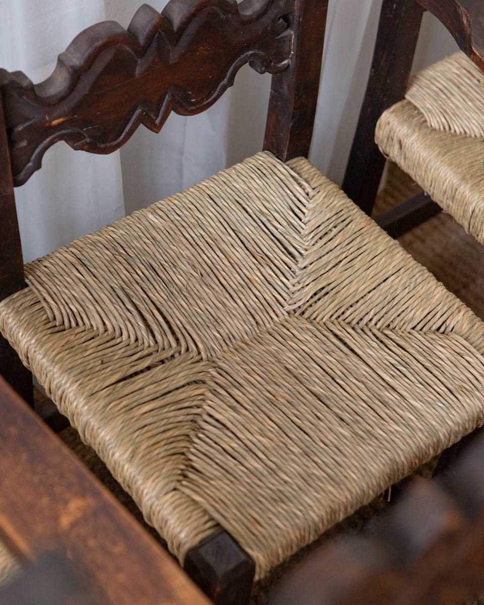 Handmade Mexican Ladderback Dining Chairs (6) - Image 18
