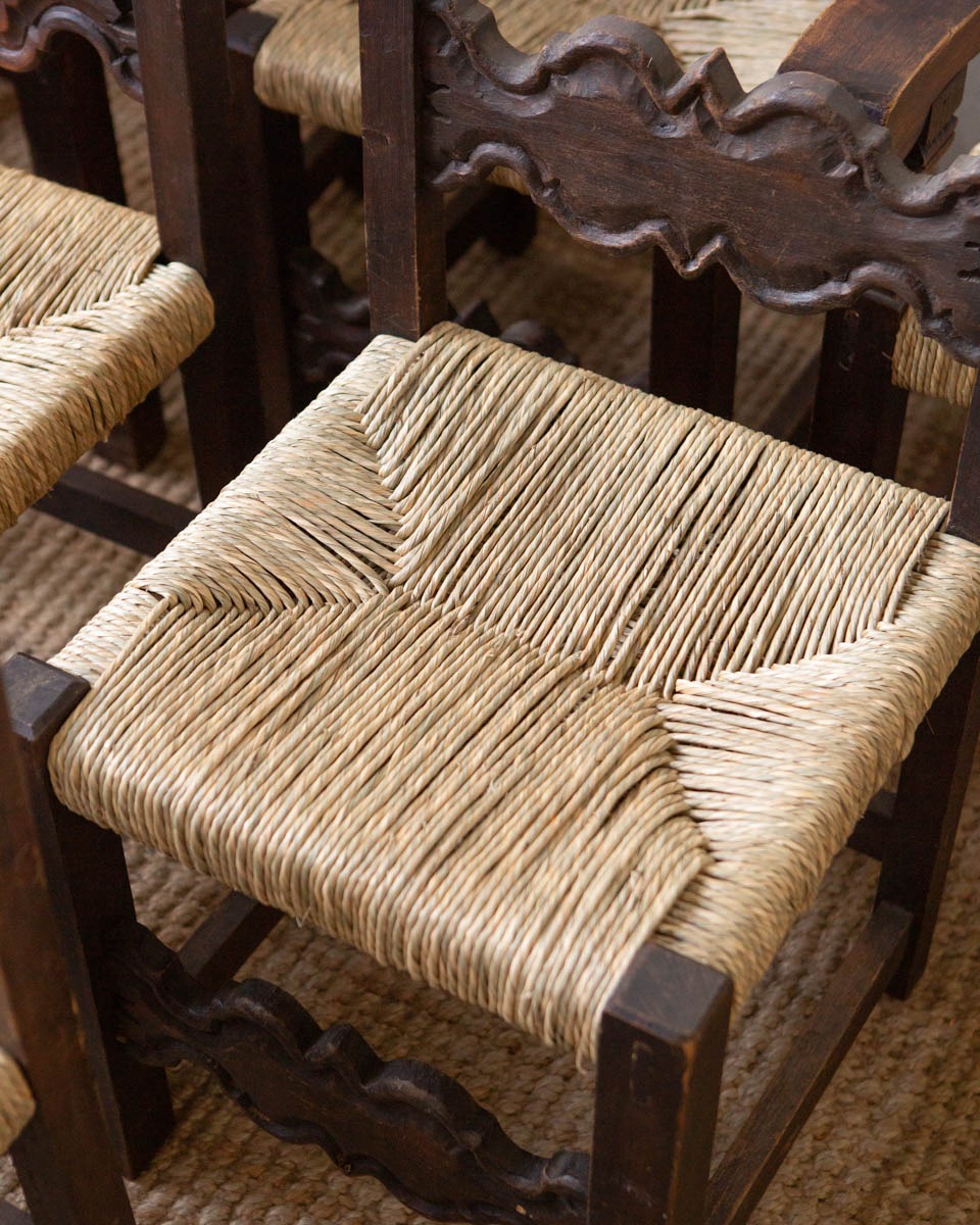Handmade Mexican Ladderback Dining Chairs (6) - Image 15