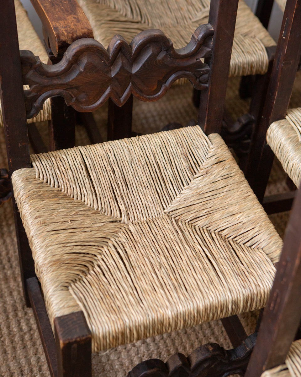 Handmade Mexican Ladderback Dining Chairs (6) - Image 14