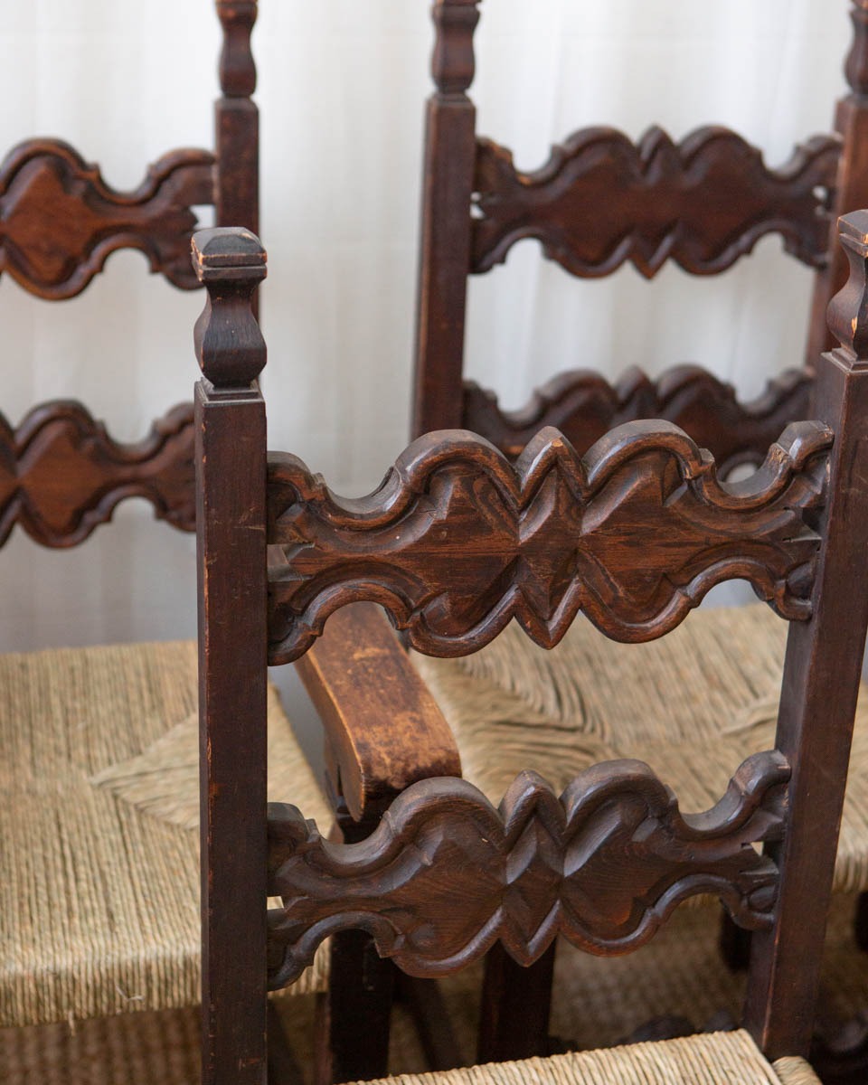 Handmade Mexican Ladderback Dining Chairs (6) - Image 12