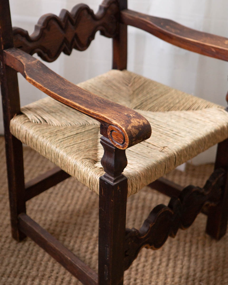 Handmade Mexican Ladderback Dining Chairs (6) - Image 9