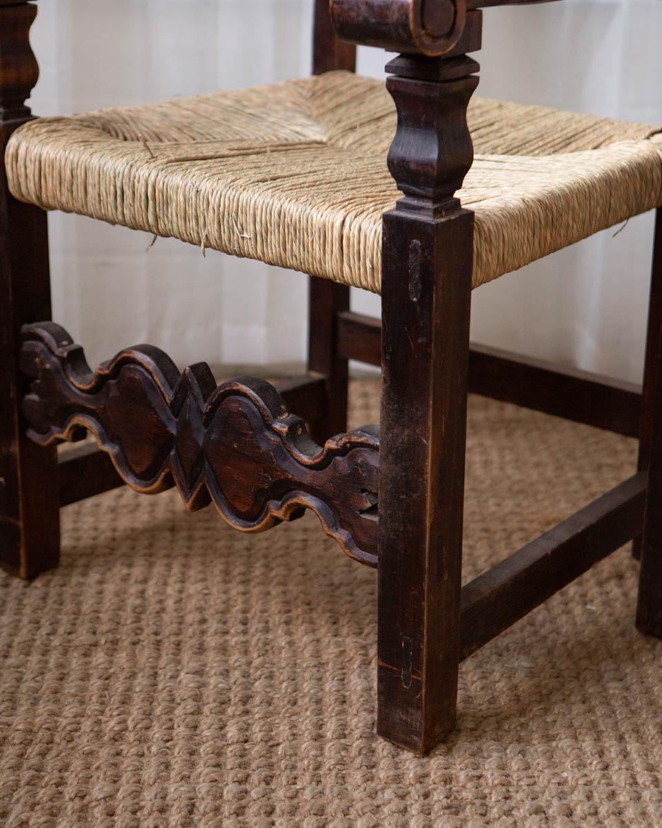 Handmade Mexican Ladderback Dining Chairs (6) - Image 3
