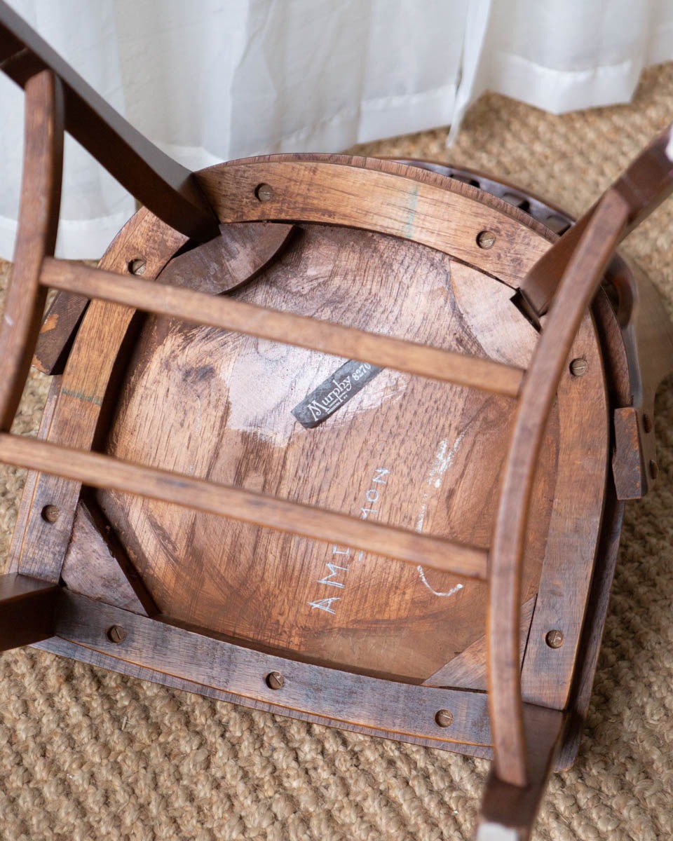 1930s Oak Banker's Chair - Image 7