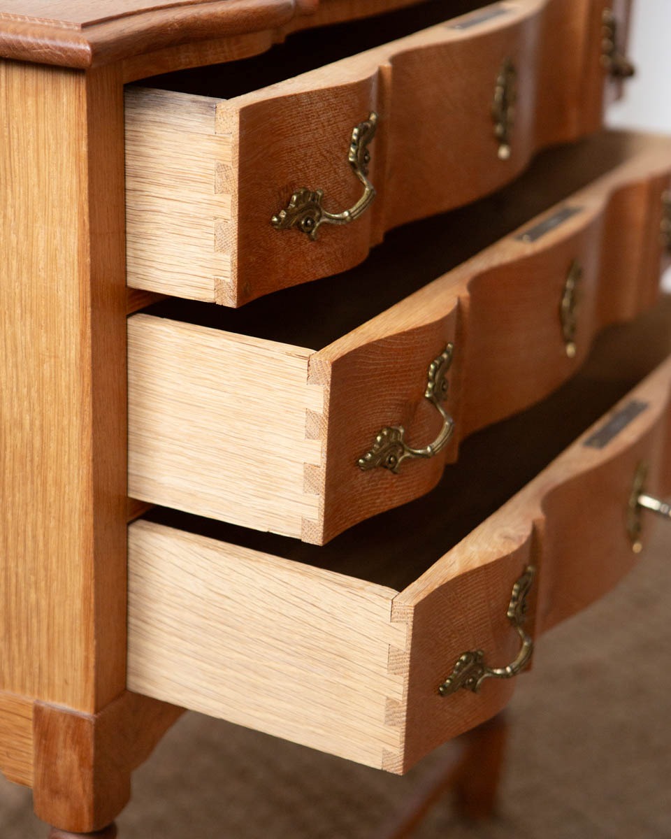Danish Oak Side Chest - Image 9