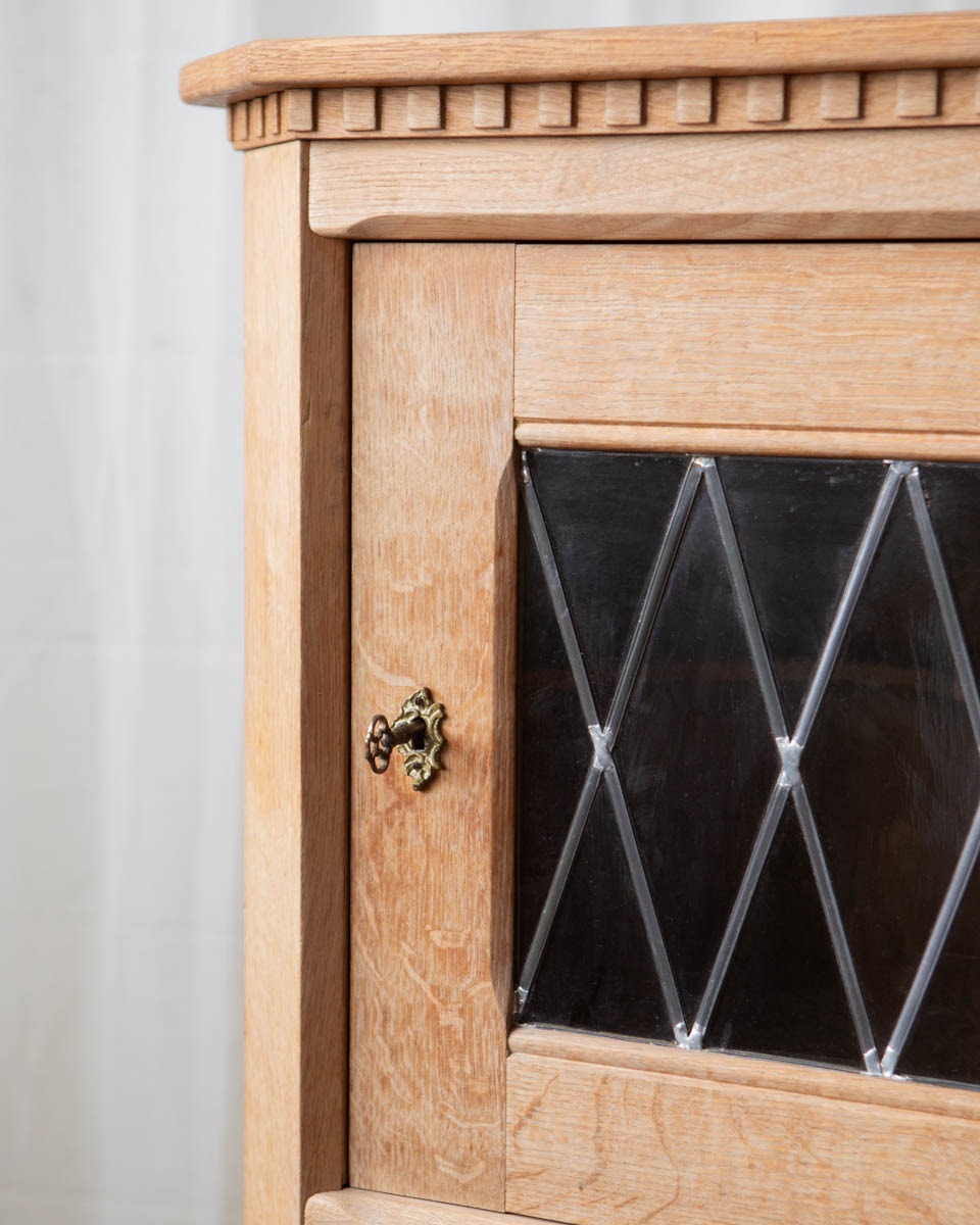Danish Oak Corner Cabinet - Image 13