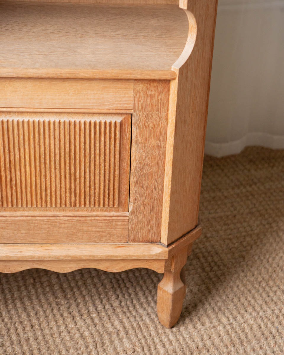 Danish Oak Corner Cabinet - Image 3