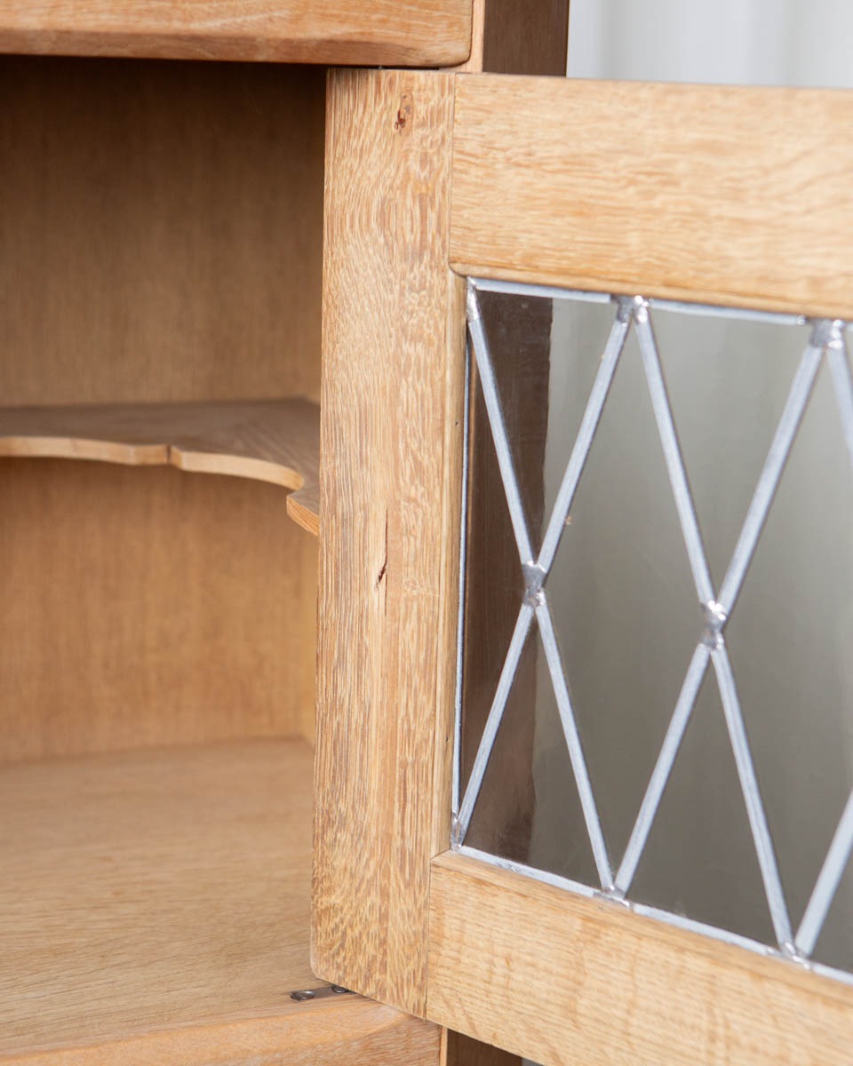 Danish Oak Corner Cabinet - Image 5