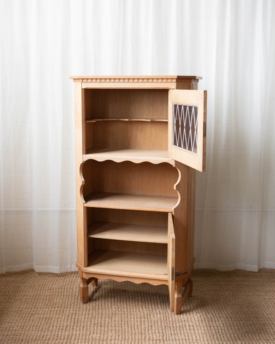 Danish Oak Corner Cabinet - Image 7