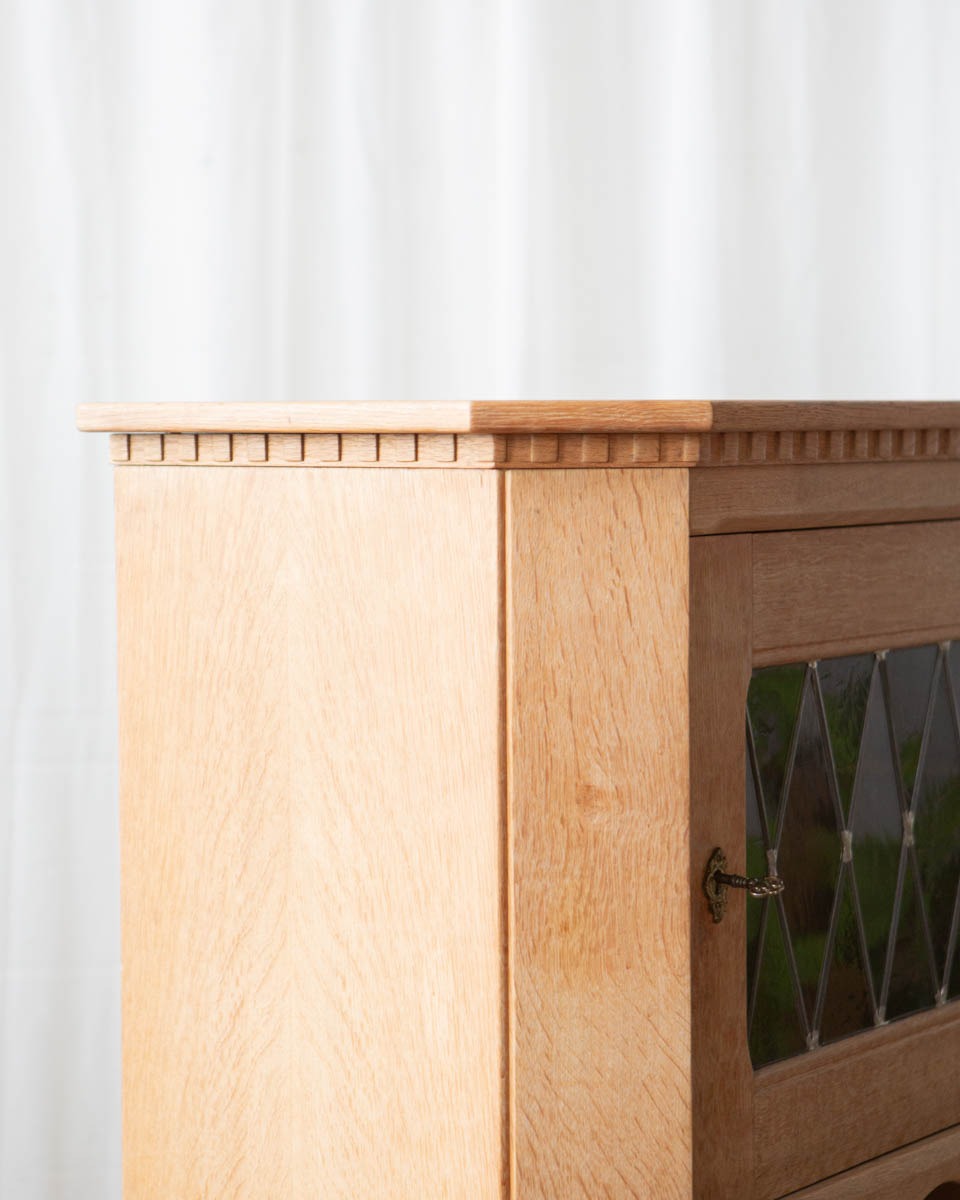 Danish Oak Corner Cabinet - Image 11