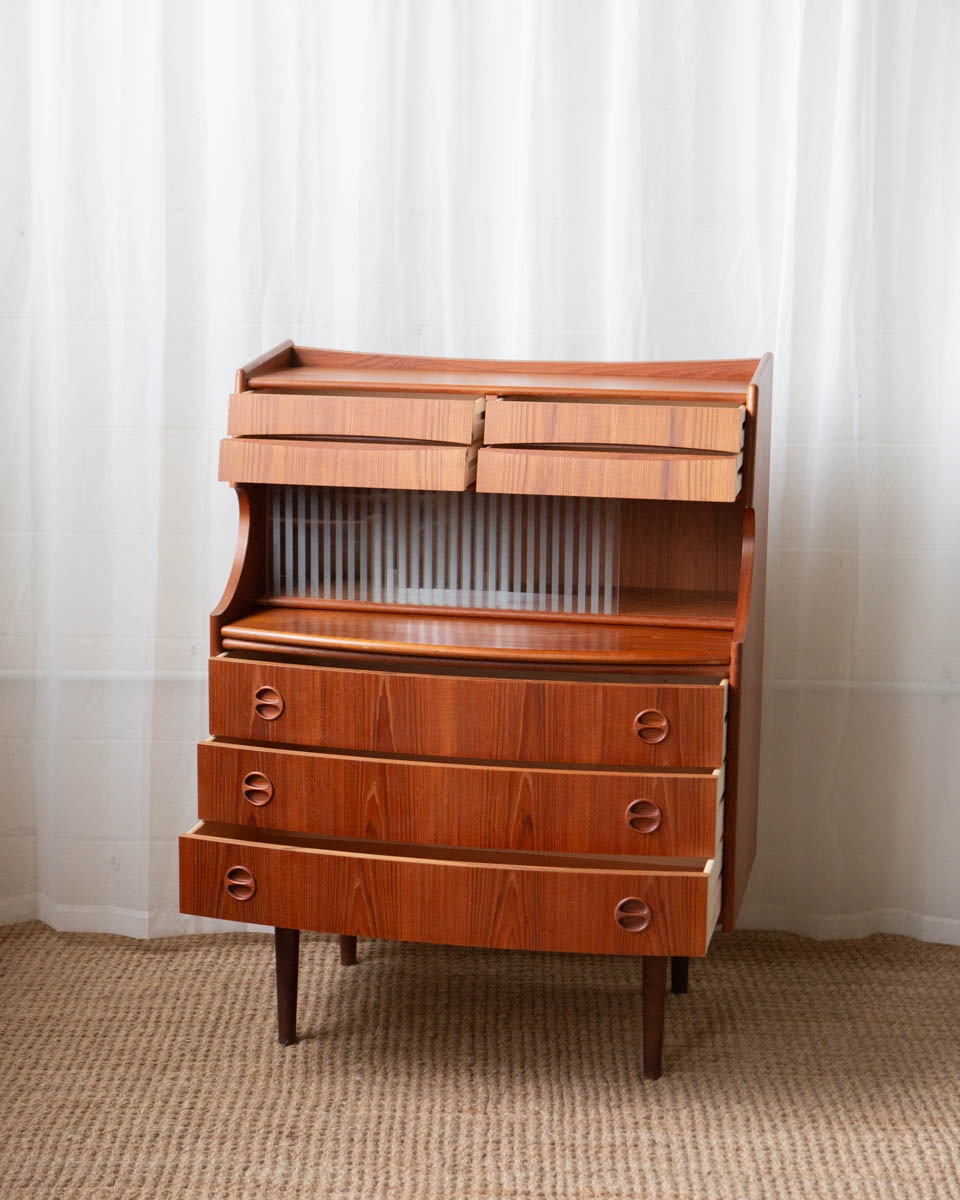 Petite Danish Secretary Desk - Image 20