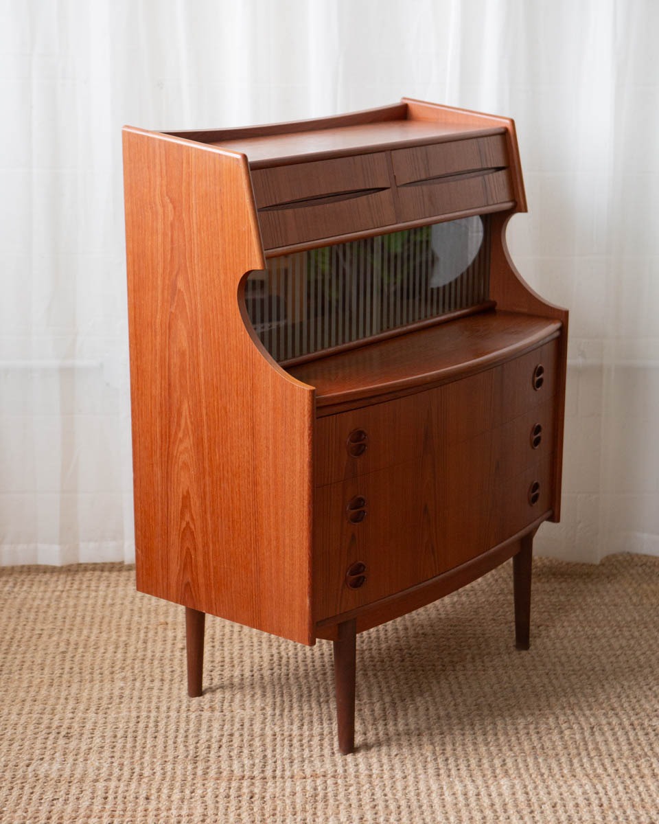 Petite Danish Secretary Desk - Image 12