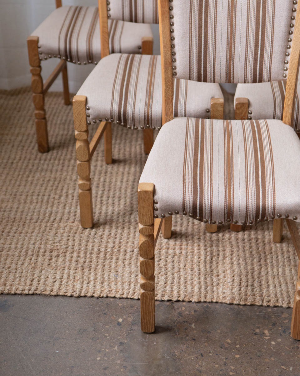 Danish Oak Dining Chairs - Set of 6 - Image 18