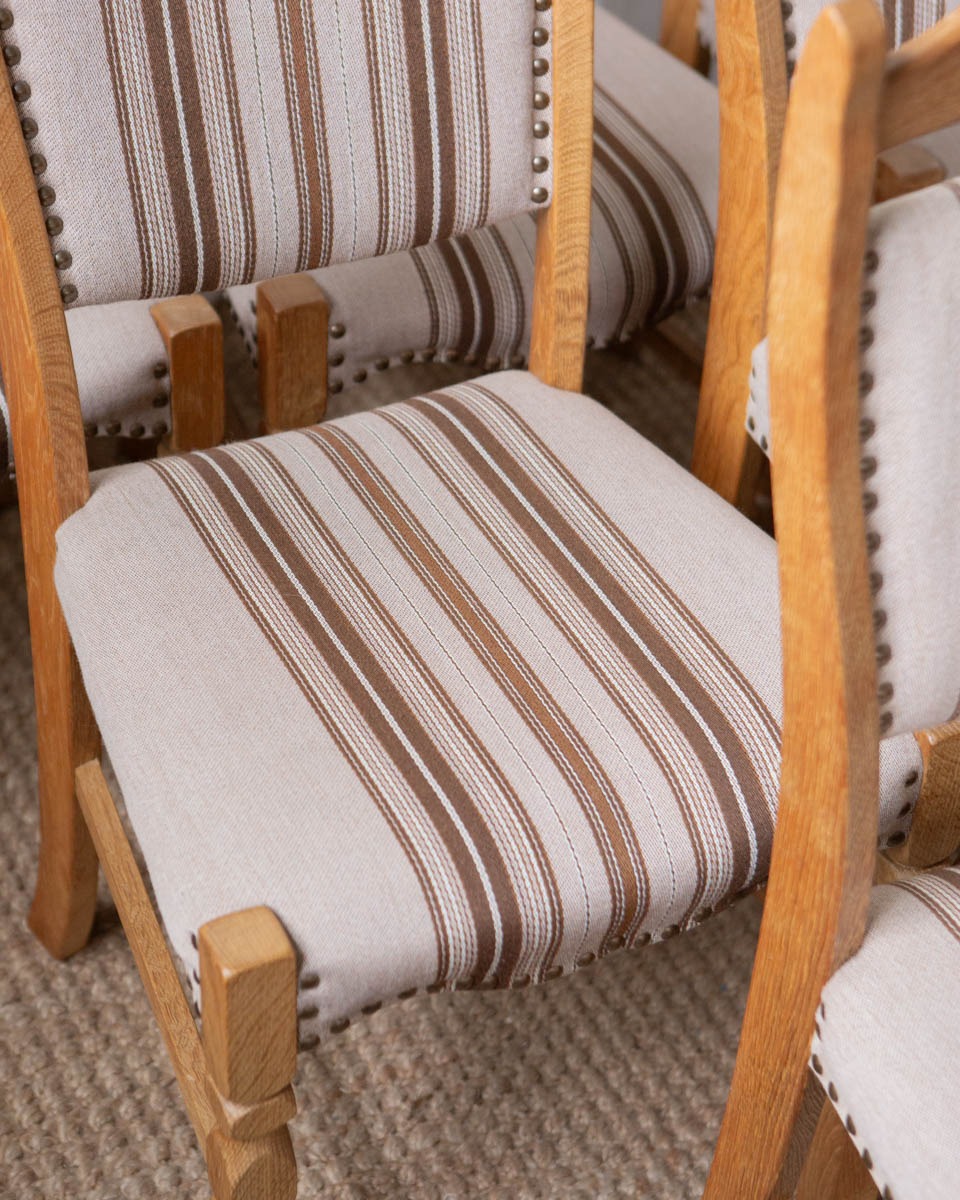 Danish Oak Dining Chairs - Set of 6 - Image 5