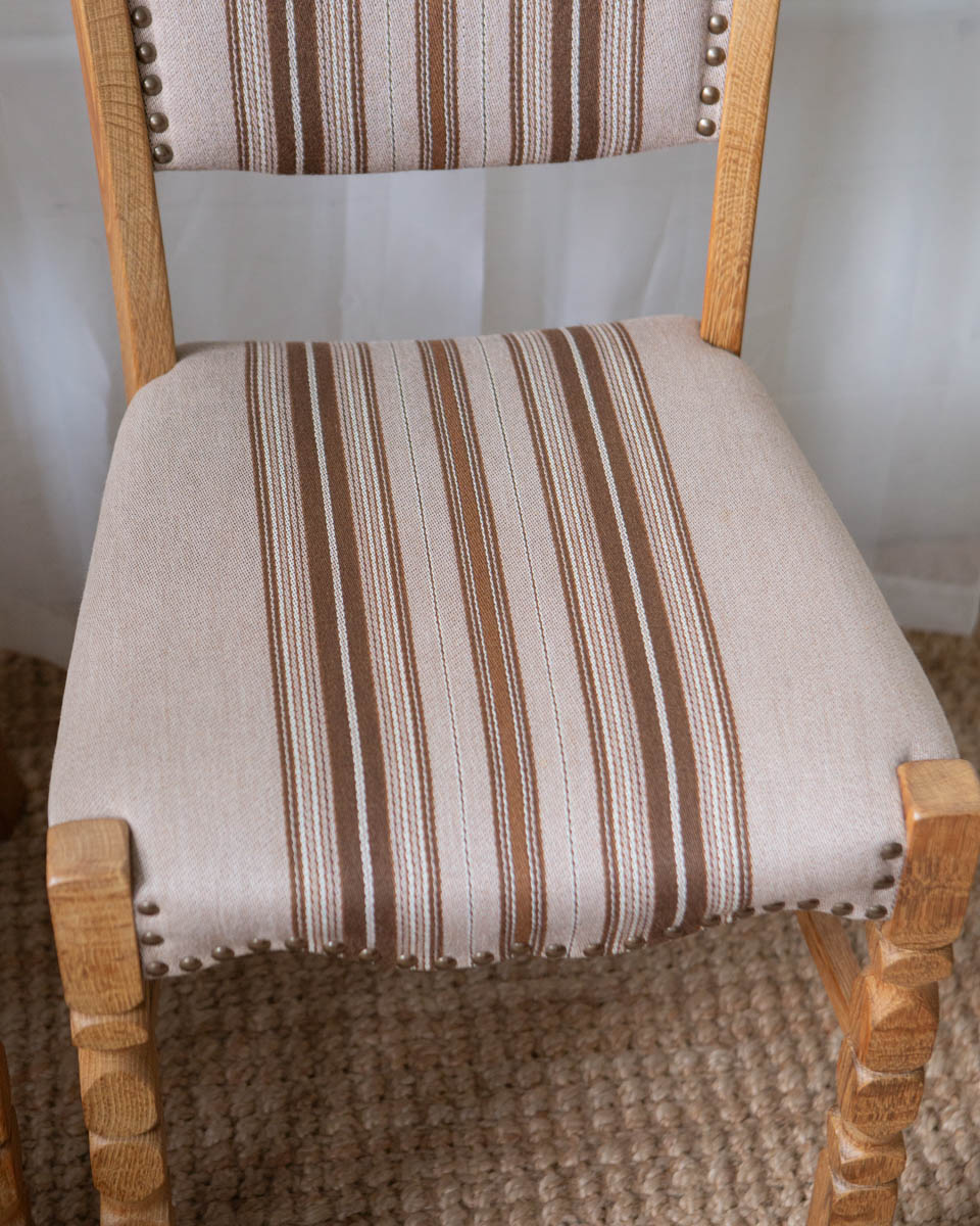 Danish Oak Dining Chairs - Set of 6 - Image 8