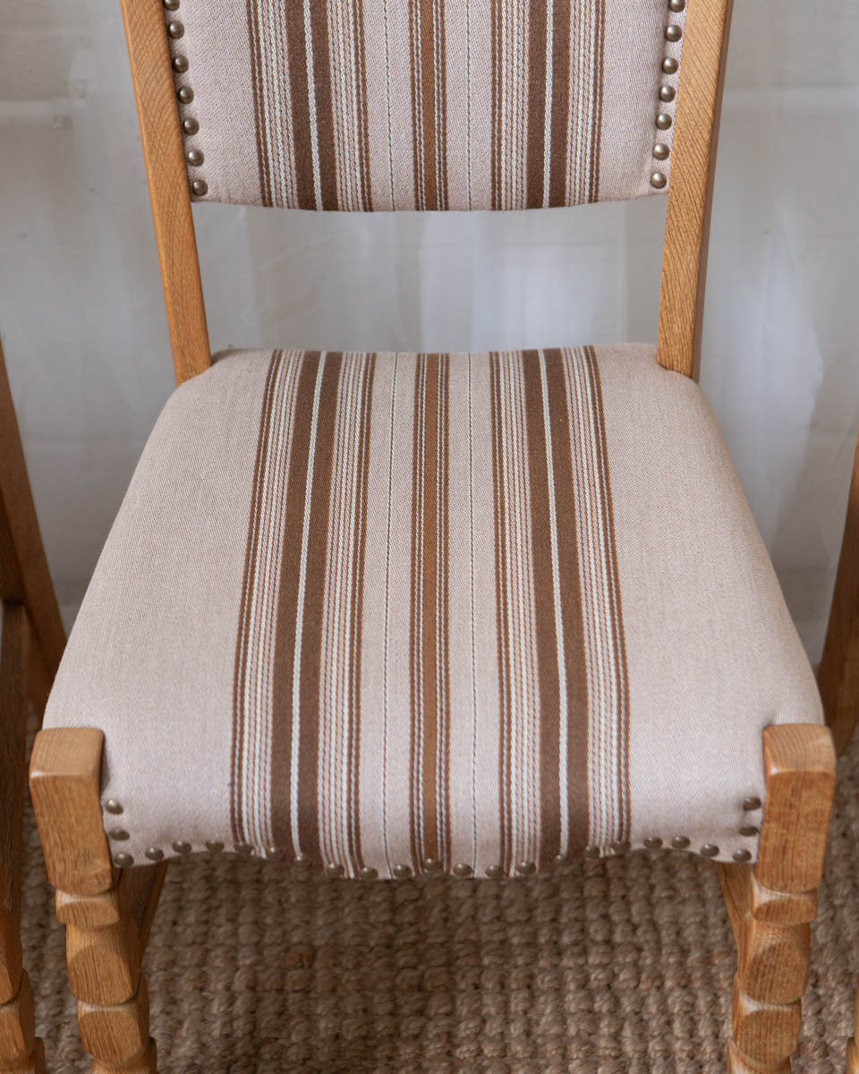 Danish Oak Dining Chairs - Set of 6 - Image 9