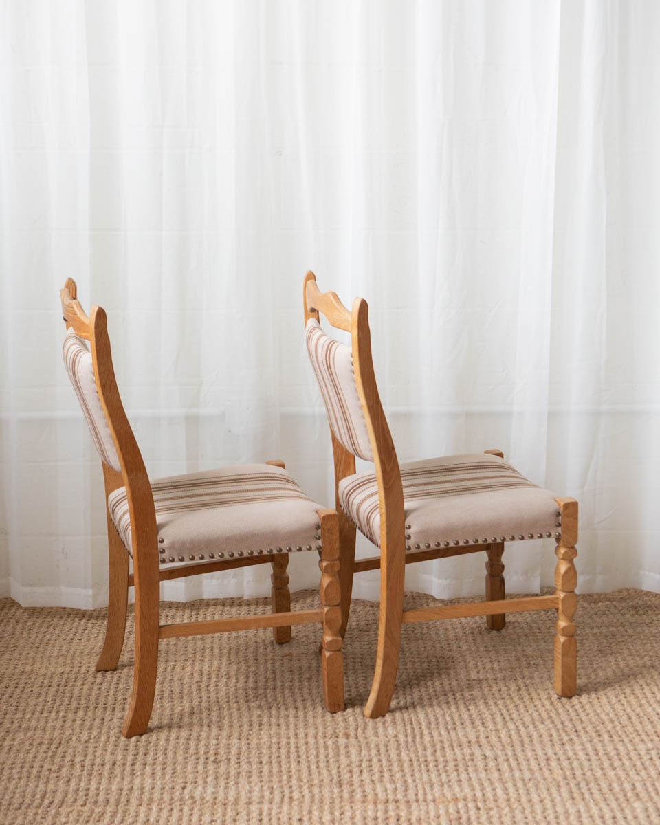 Danish Oak Dining Chairs - Set of 6 - Image 11
