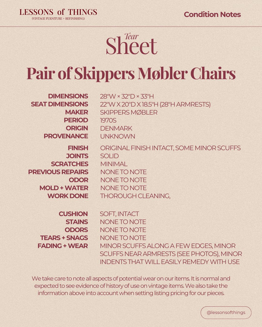 Skippers Møbler Leather Lounge Chairs - Image 3