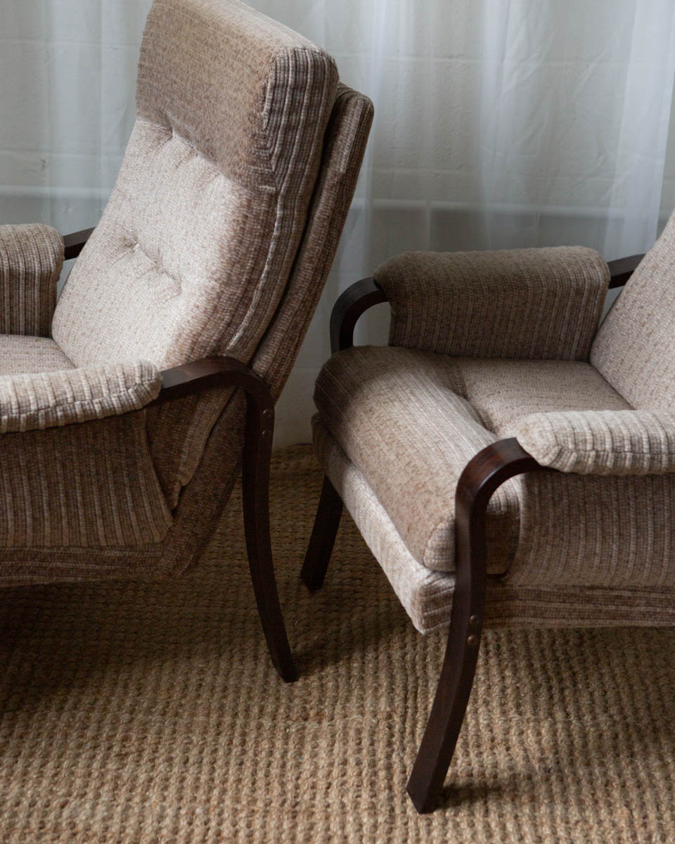 Danish Beech Lounge Chairs - Image 14
