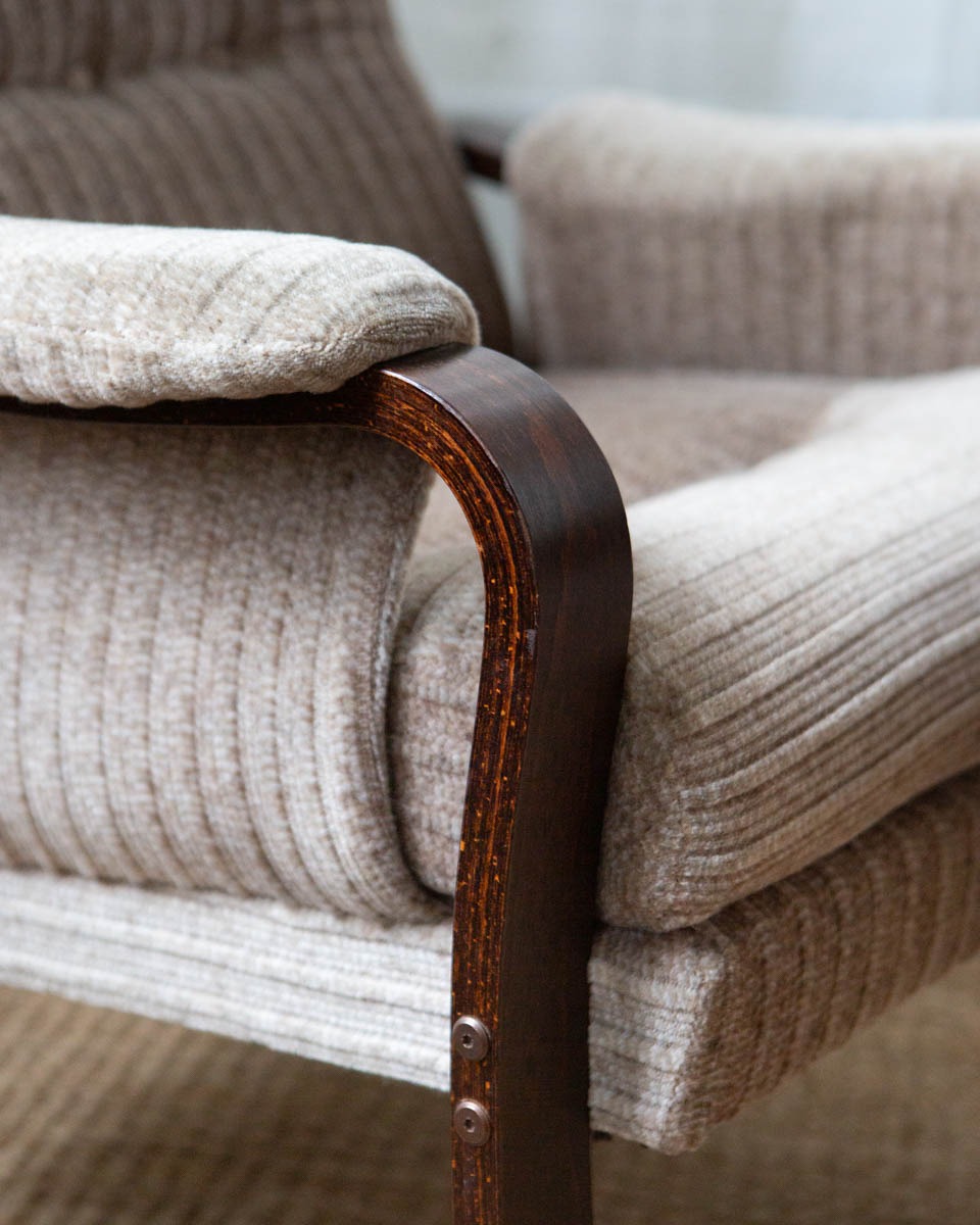 Danish Beech Lounge Chairs - Image 9