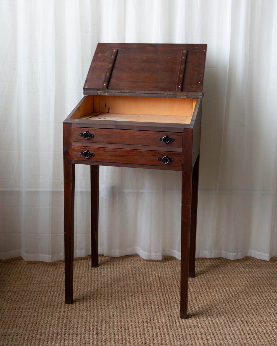 Scandinavian Pine Standing Desk - Image 9