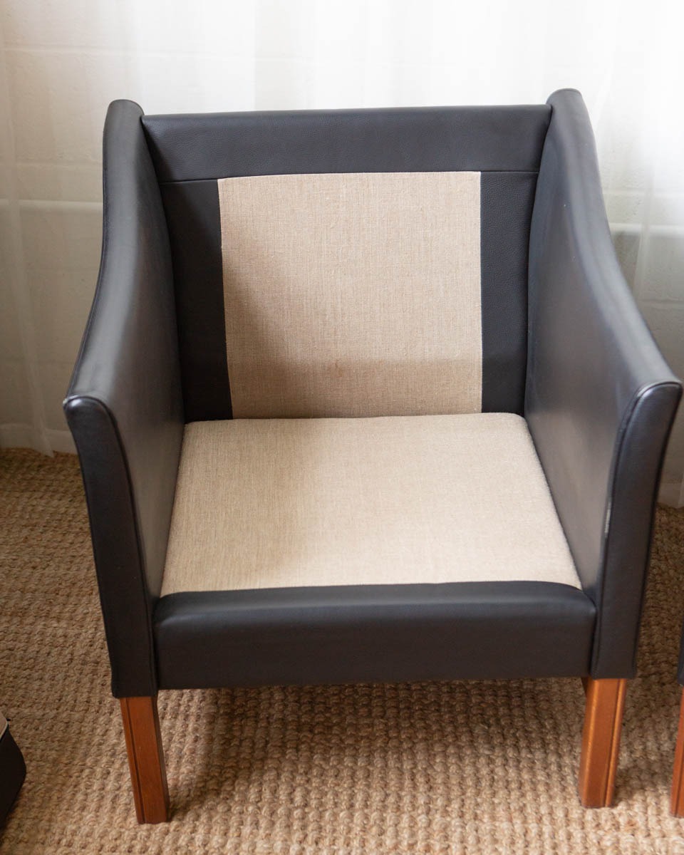 Skippers Møbler Leather Lounge Chairs - Image 11