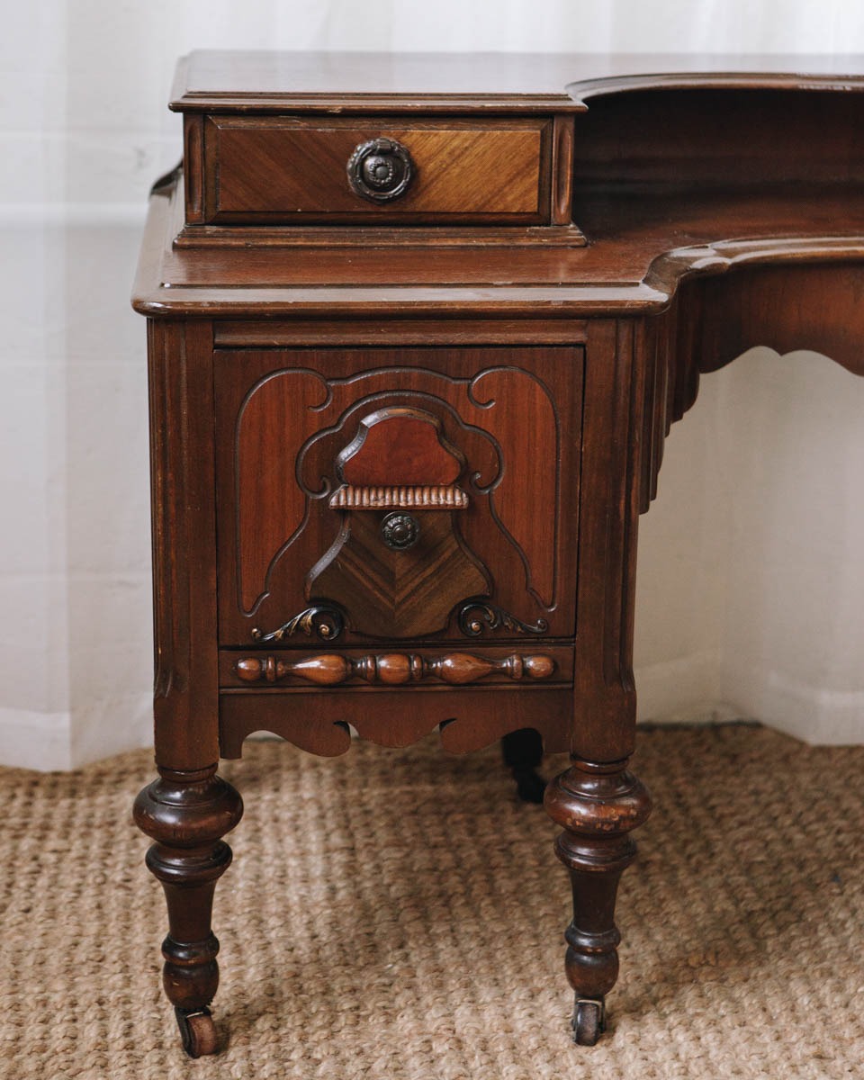 Antique Jacobean Vanity - Image 4
