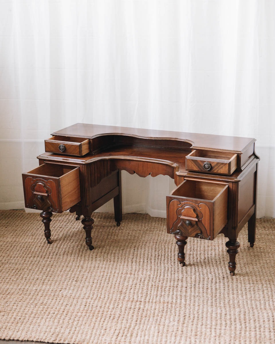 Antique Jacobean Vanity - Image 9