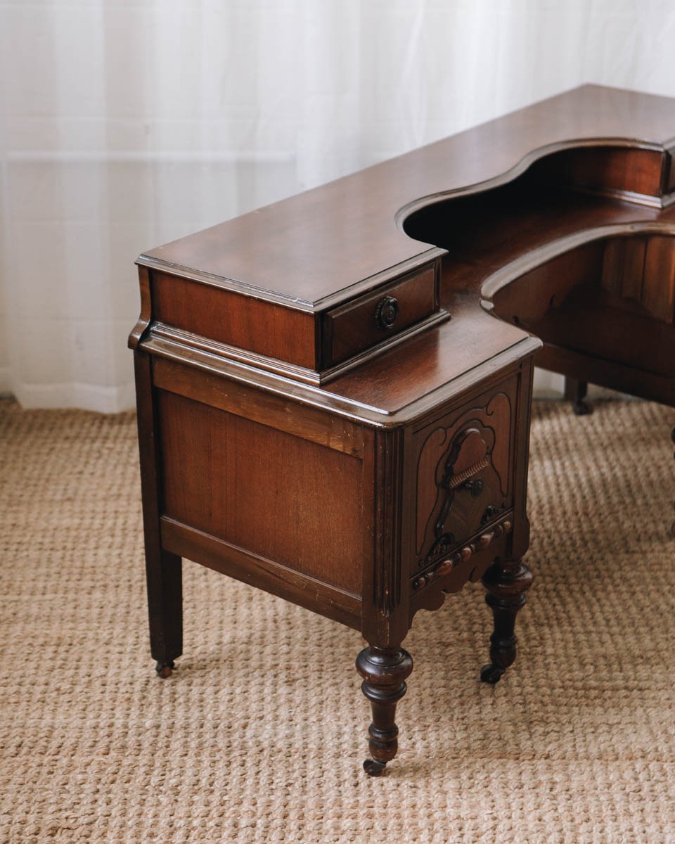 Antique Jacobean Vanity - Image 12