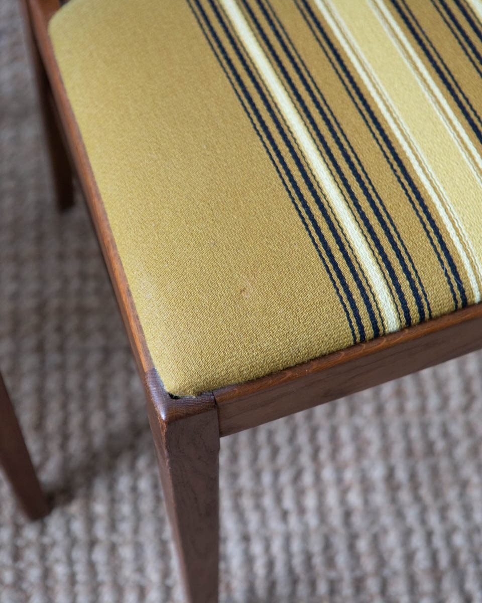 Danish Wood + Wool Dining Chairs - Image 9